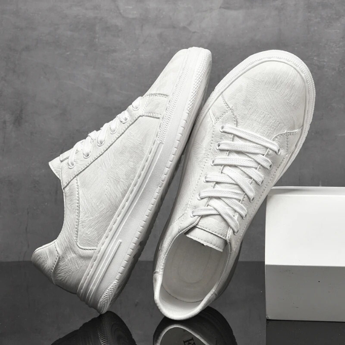 Effortless Camo Print Sneakers for Women with Lace Up Low Top White Sole Casual Style