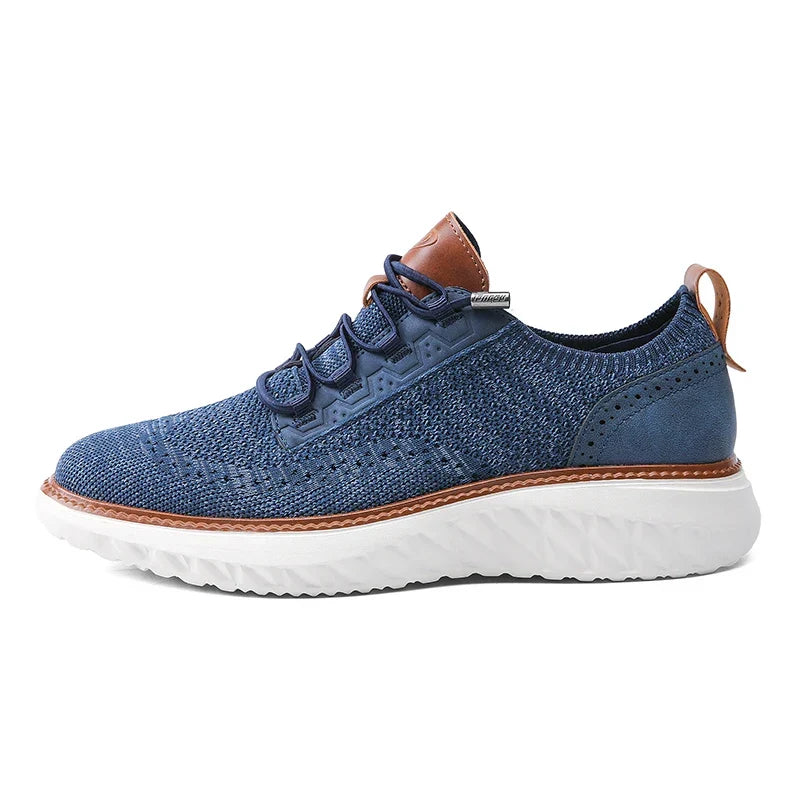 Stylish Knit Mesh Fashion Sneaker for Women with Lace Up Round Toe Cushioned Sole Casual Style