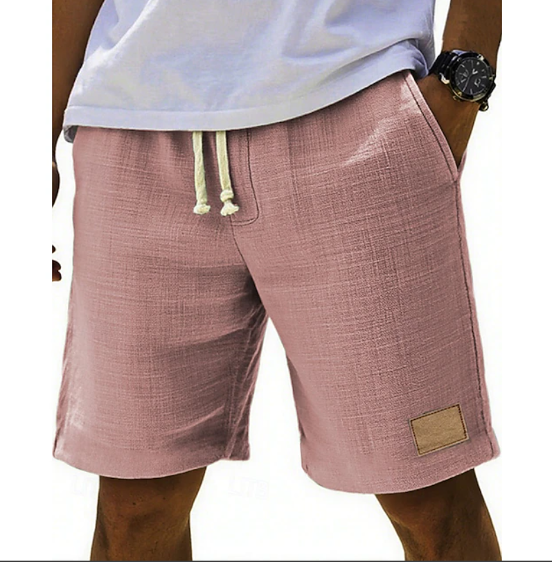 Effortless Linen Shorts for Women with Elastic Waist Drawstring Relaxed Fit Casual Style