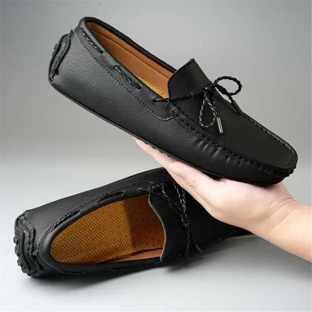 Comfortable Suede Leather Driving Loafer for Women with Moc Toe Braided Lace Bow Slip On Casual Style