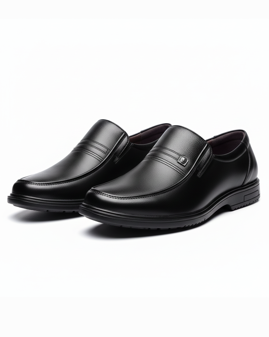 Elegant Leather Loafer for Women with Slip On Stitched Toe Comfort Casual Style
