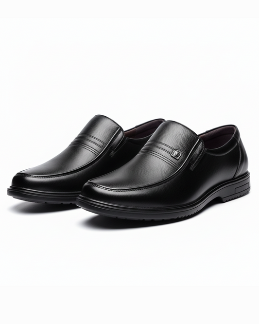 Elegant Leather Loafer for Women with Slip On Stitched Toe Comfort Casual Style