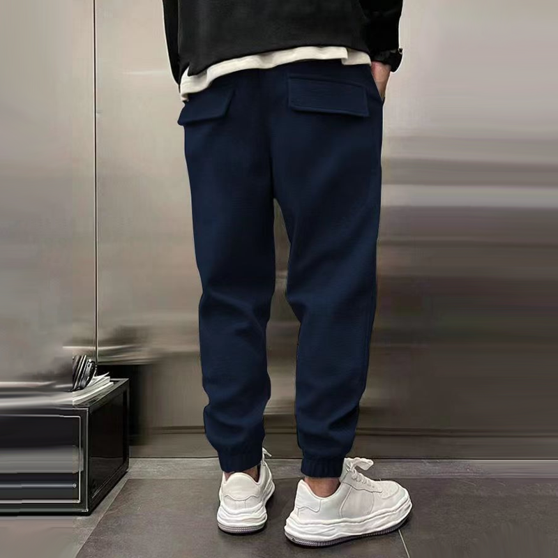 Comfortable Fleece Jogger Pants for Women with Elastic Waist Drawstring Tapered Ribbed Cuff Casual Style