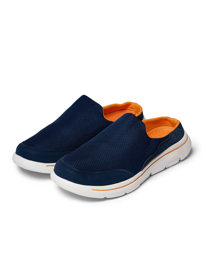 Comfortable Mesh Fashion Sneaker for Women with Backless Slip-On Cushioned Sole Casual Style