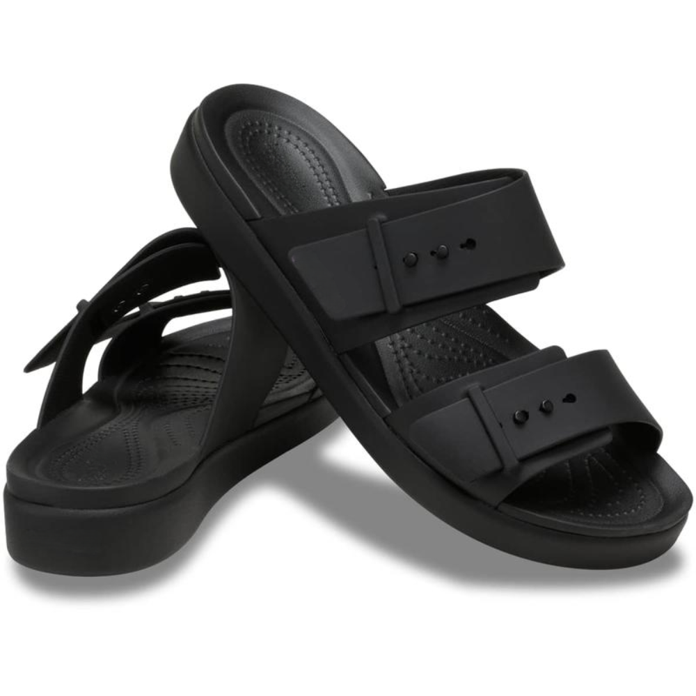 Comfortable Slide Sandals for Women with Two Strap Buckle Open Toe Cork Footbed Style