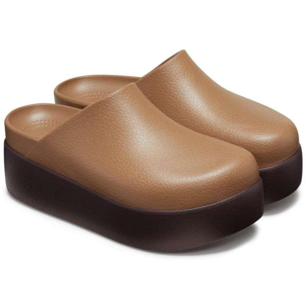 Comfortable Clogs for Women with Closed Toe Backless Cushioned Platform Slip On Style