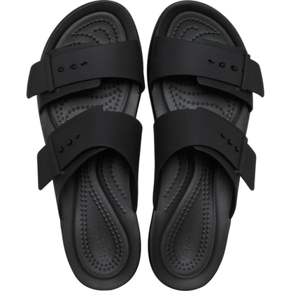 Comfortable Slide Sandals for Women with Two Strap Buckle Open Toe Cork Footbed Style