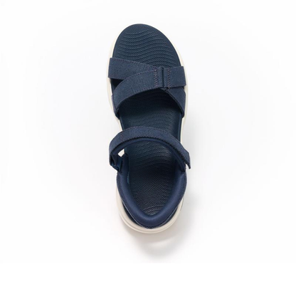 Comfortable Hiking Sandals for Women with Adjustable Ankle Strap Cushioned Sole Open Toe Sport Style