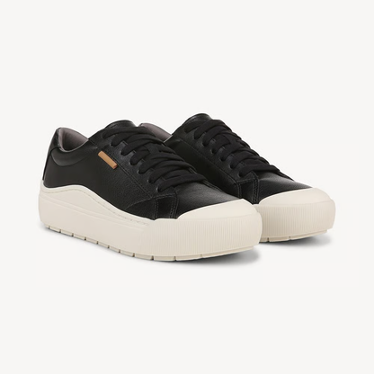 Comfortable Trainers for Women with Textured Upper Lace Up Chunky Platform Sole Low Top Style