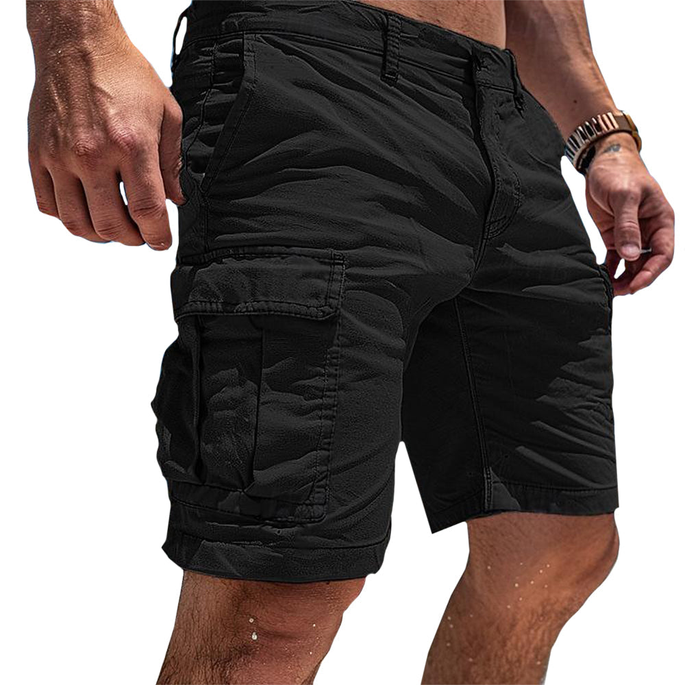 Comfortable Cotton Cargo Shorts for Women with Multi Pocket High Waist Relaxed Casual Style
