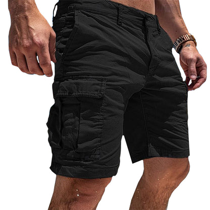 Comfortable Cotton Cargo Shorts for Women with Multi Pocket High Waist Relaxed Casual Style