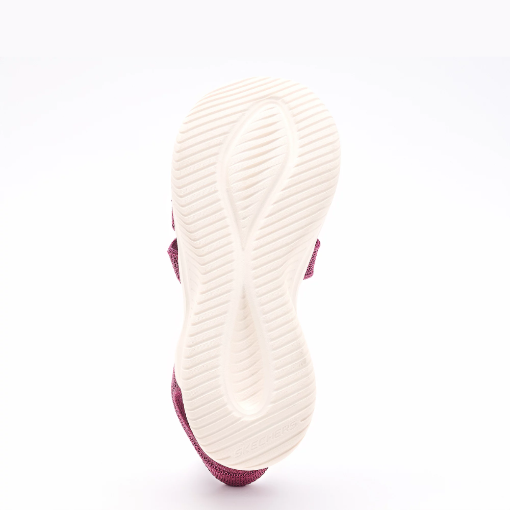 Comfortable Sandals for Women with Woven Stretch Strap Cushioned Sole Ankle Buckle Sport Style