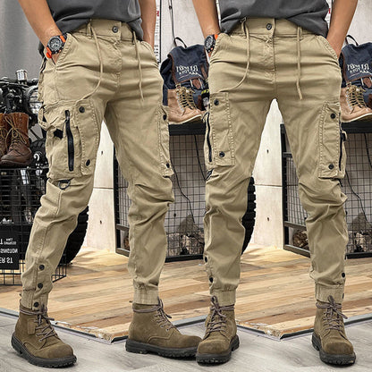 Effortless Cargo Pants for Women with High Waist Drawstring Tapered Jogger Relaxed Style