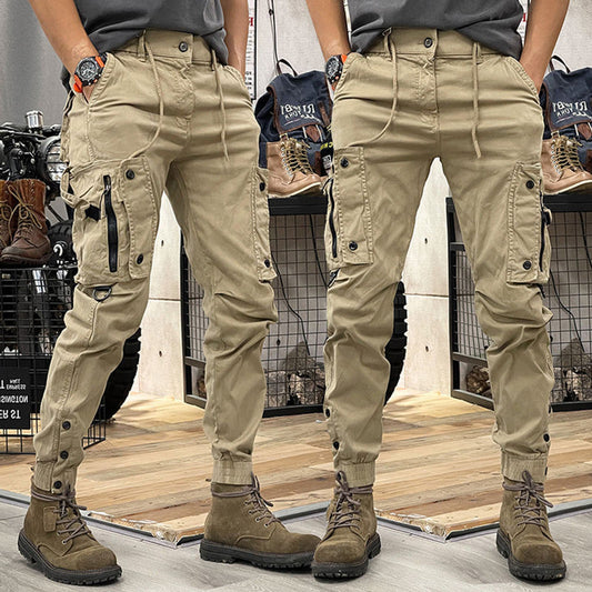 Effortless Cargo Pants for Women with High Waist Drawstring Tapered Jogger Relaxed Style