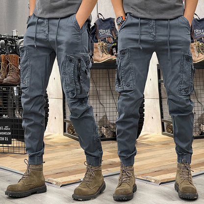Effortless Cargo Pants for Women with High Waist Drawstring Tapered Jogger Relaxed Style