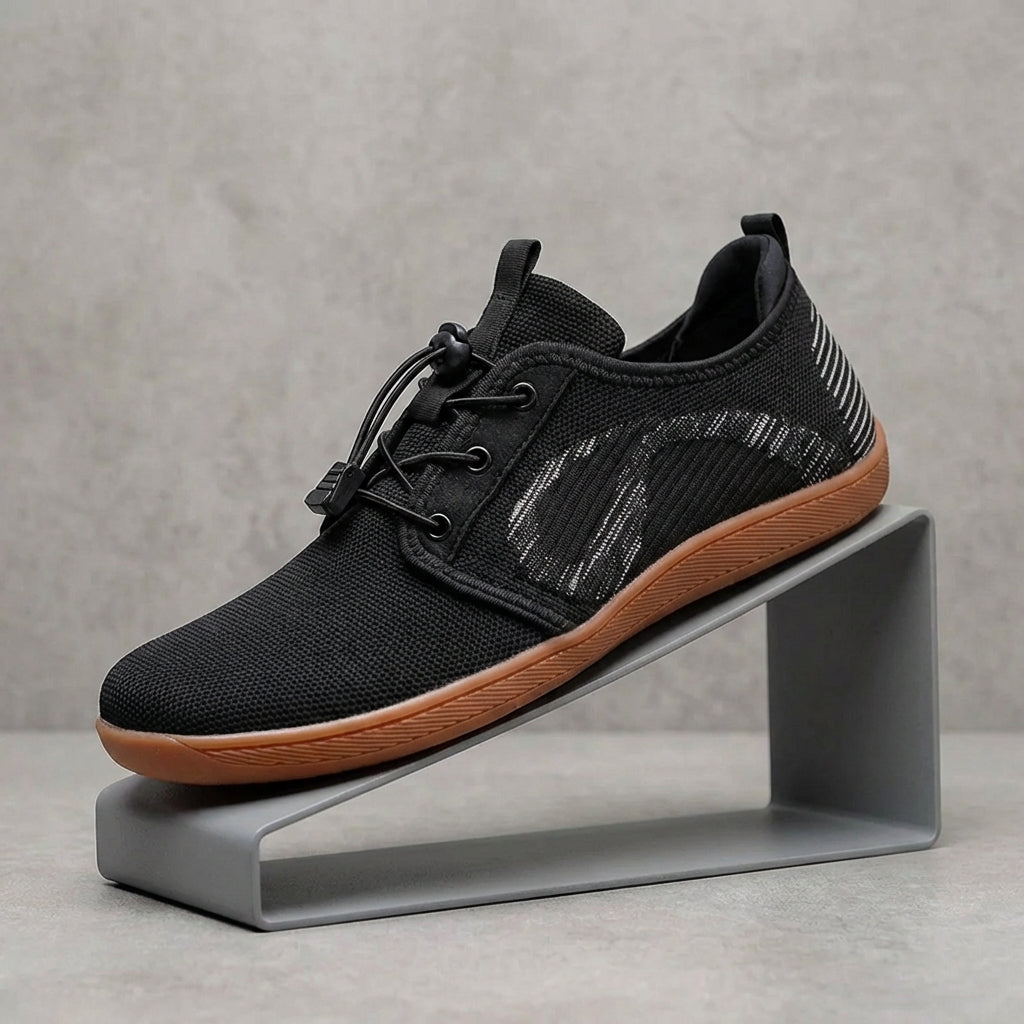 Stylish Knit Mesh Sneaker for Women with Lace Up Low Top Athletic Style
