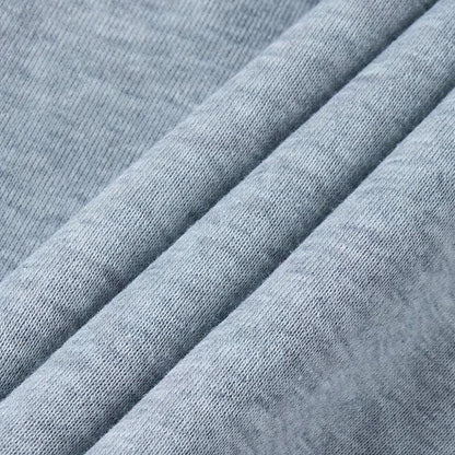 Comfortable Grey Fleece Hoodie for Women with Drawstring Hood Long Sleeve Relaxed Oversized Knit Style