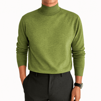 Comfortable Grey Ribbed Knit Sweater for Women with Mock Neck Long Sleeve Fitted Casual Style