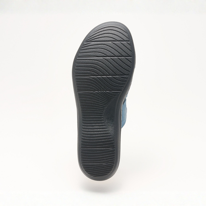 Comfortable Sandals for Women with Triple Adjustable Strap Cushioned Footbed Slide Style
