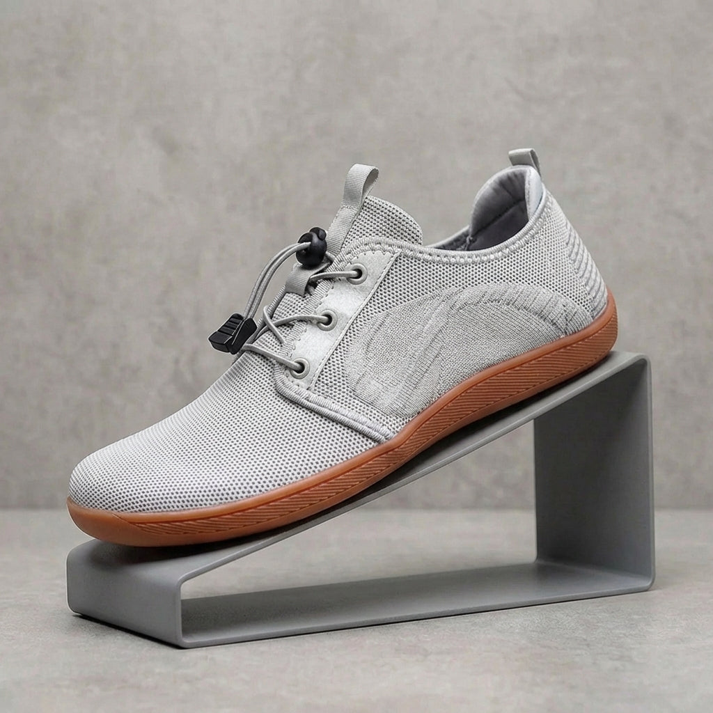 Stylish Knit Mesh Sneaker for Women with Lace Up Low Top Athletic Style
