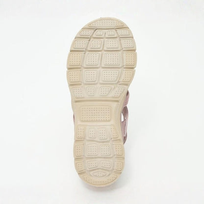 Comfortable Hiking Sandals for Women with Woven Strap Adjustable Slingback Cushioned Sole Style