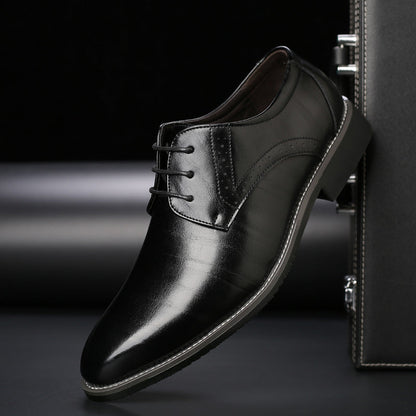 Stylish Leather Brogue Oxford Shoe for Women with Lace Up Pointed Toe Wingtip Formal Style