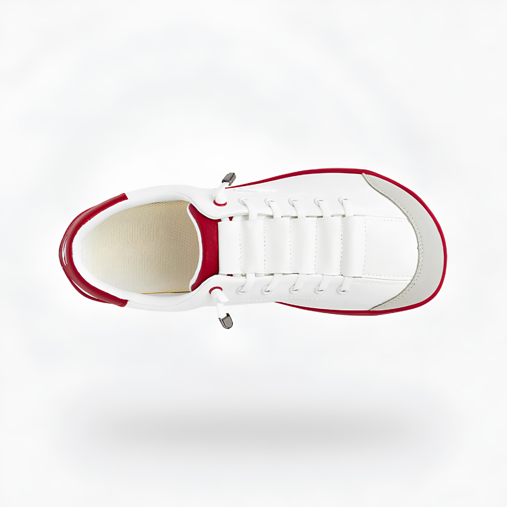 Comfortable Trainers for Women with Wide Toe Box Flat Sole Lace Up Minimalist Barefoot Style