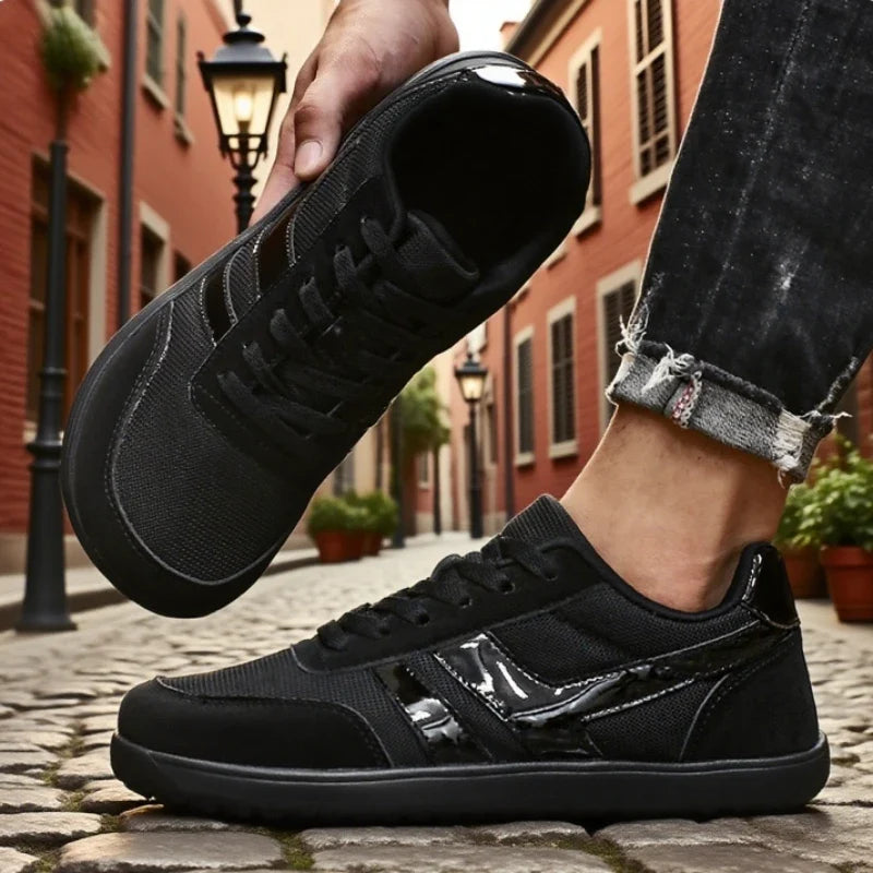 Effortless Colorblock Sneaker for Women with Lace Up Round Toe Cushioned Casual Style