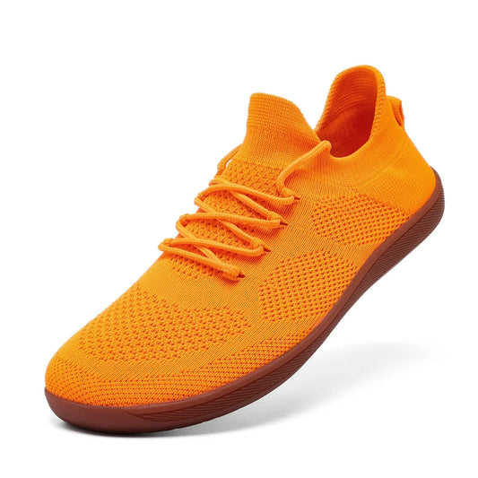 Comfortable Knit Mesh Sneaker for Women with Lace Up Low Top Breathable Casual Style
