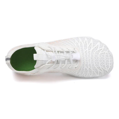 Effortless Mesh Barefoot Water Shoes for Women with Lace Up Toe Design Quick Dry Sneaker Style