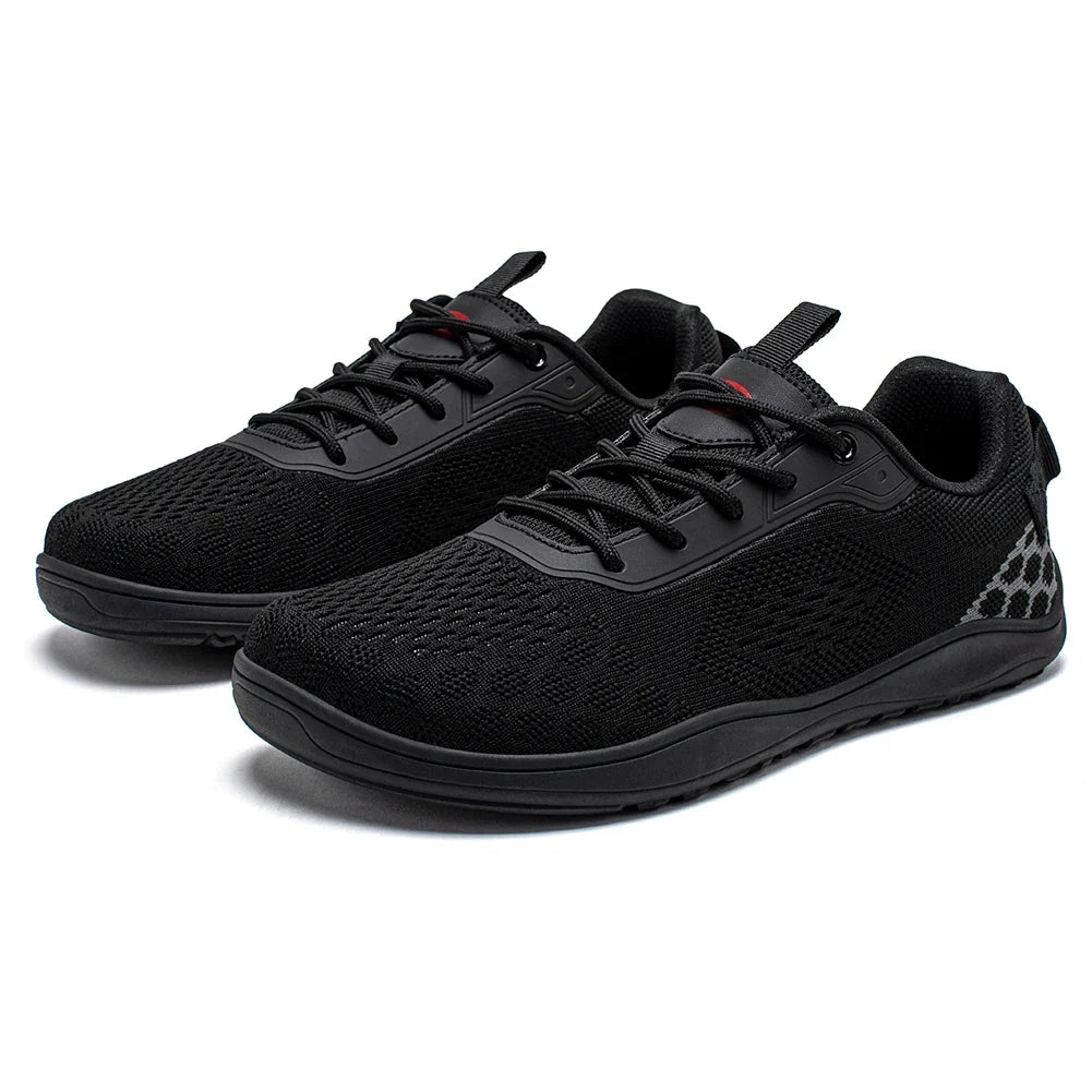 Comfortable Knit Mesh Fashion Sneaker for Women with Lace Up Breathable Lightweight Casual Style