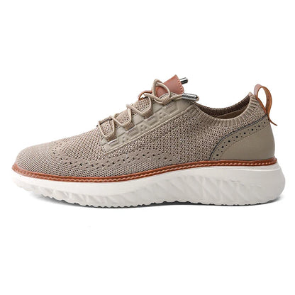 Stylish Knit Mesh Fashion Sneaker for Women with Lace Up Round Toe Cushioned Sole Casual Style
