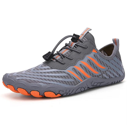 Comfortable Mesh Quick Dry Water Shoes for Women with Toggle Lace Barefoot Sole Casual Style