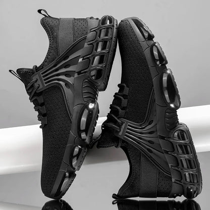Stylish Mesh Sneaker for Women with Lace Up Chunky Sole Breathable Athletic Style