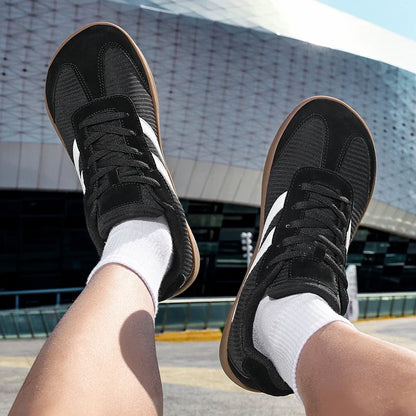 Stylish Color Block Fashion Sneaker for Women with Lace Up Panel Gum Sole Casual Style
