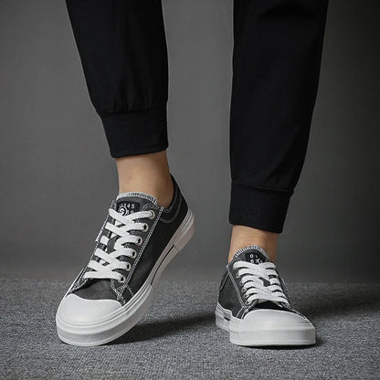 Comfortable Canvas Sneaker for Women with Lace Up Round Toe Rubber Sole Casual Style