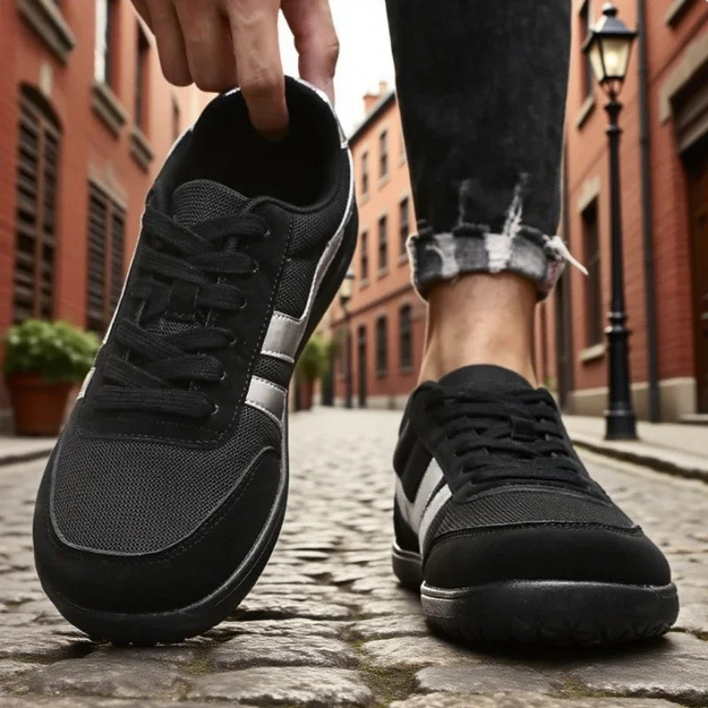 Effortless Colorblock Sneaker for Women with Lace Up Round Toe Cushioned Casual Style