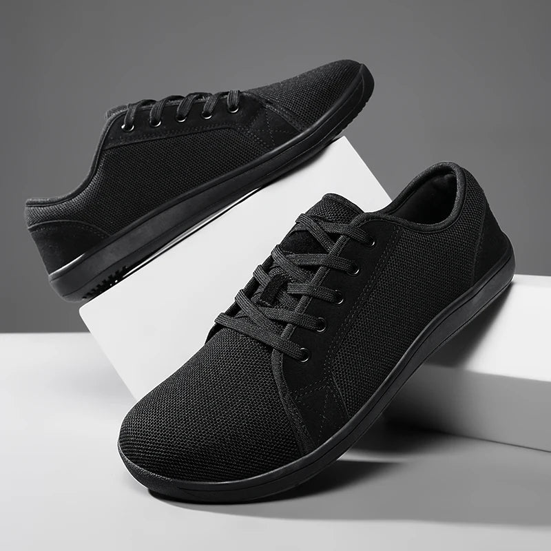 Effortless Mesh Canvas Sneaker for Women with Lace-Up Low Top Gum Sole Casual Style