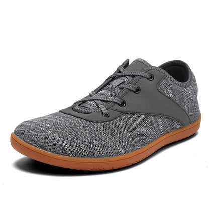 Effortless Mesh Lace Up Sneaker for Women with Round Toe Low Top Contrast Sole Casual Style
