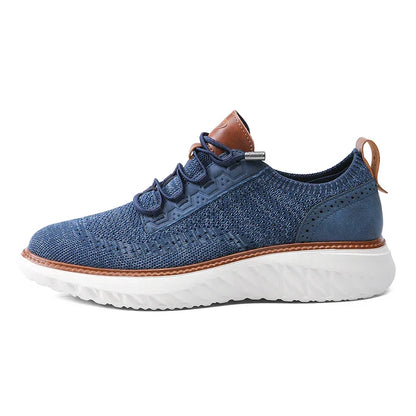 Stylish Knit Mesh Fashion Sneaker for Women with Lace Up Round Toe Cushioned Sole Casual Style