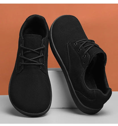 Stylish Suede Lace-Up Sneaker for Women with Round Toe Low Top Casual Style