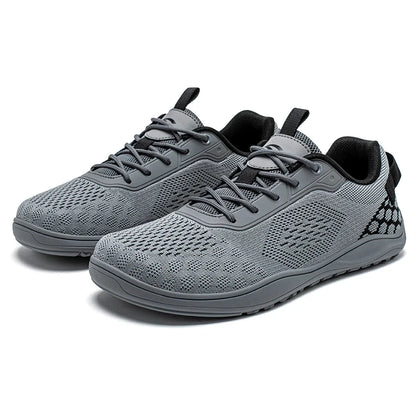 Comfortable Knit Mesh Fashion Sneaker for Women with Lace Up Breathable Lightweight Casual Style