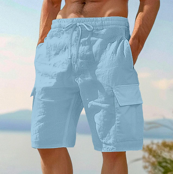 Effortless Cargo Shorts for Women with Drawstring Waist Flap Pocket Relaxed Casual Style
