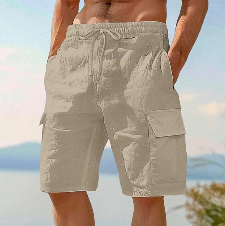 Effortless Cargo Shorts for Women with Drawstring Waist Flap Pocket Relaxed Casual Style