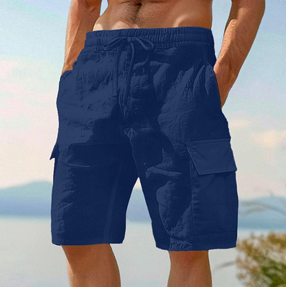 Effortless Cargo Shorts for Women with Drawstring Waist Flap Pocket Relaxed Casual Style