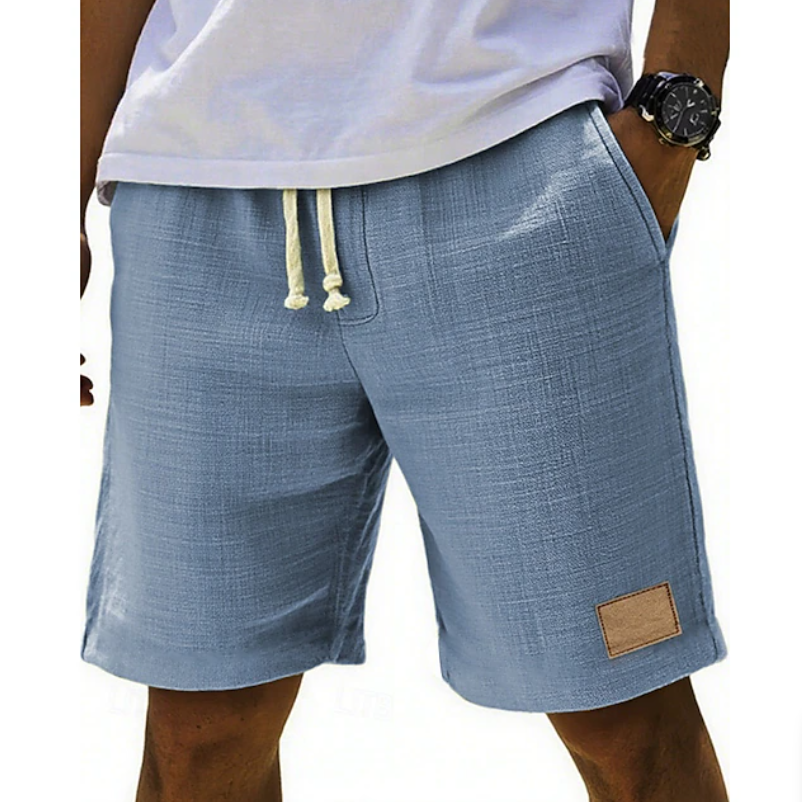 Effortless Linen Shorts for Women with Elastic Waist Drawstring Relaxed Fit Casual Style