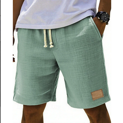 Effortless Linen Shorts for Women with Elastic Waist Drawstring Relaxed Fit Casual Style
