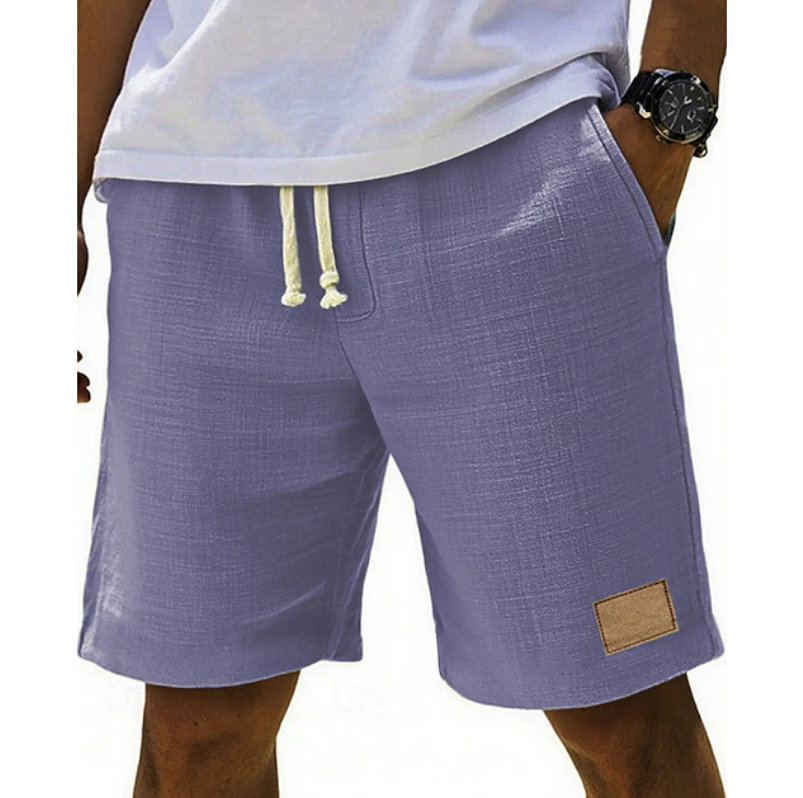 Effortless Linen Shorts for Women with Elastic Waist Drawstring Relaxed Fit Casual Style