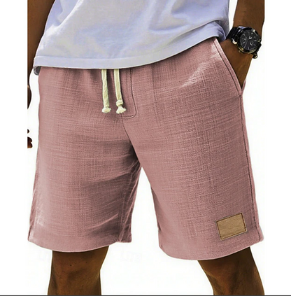 Effortless Linen Shorts for Women with Elastic Waist Drawstring Relaxed Fit Casual Style