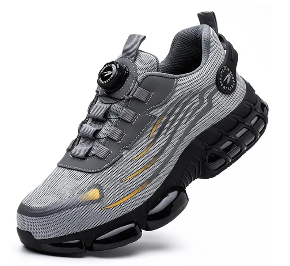Effortless Mesh Fashion Sneaker for Women with Dial Lace Closure Chunky Sole Athletic Style
